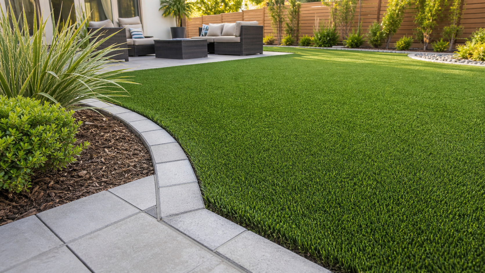 Artificial grass edging: how to keep turf edges clean and secure
