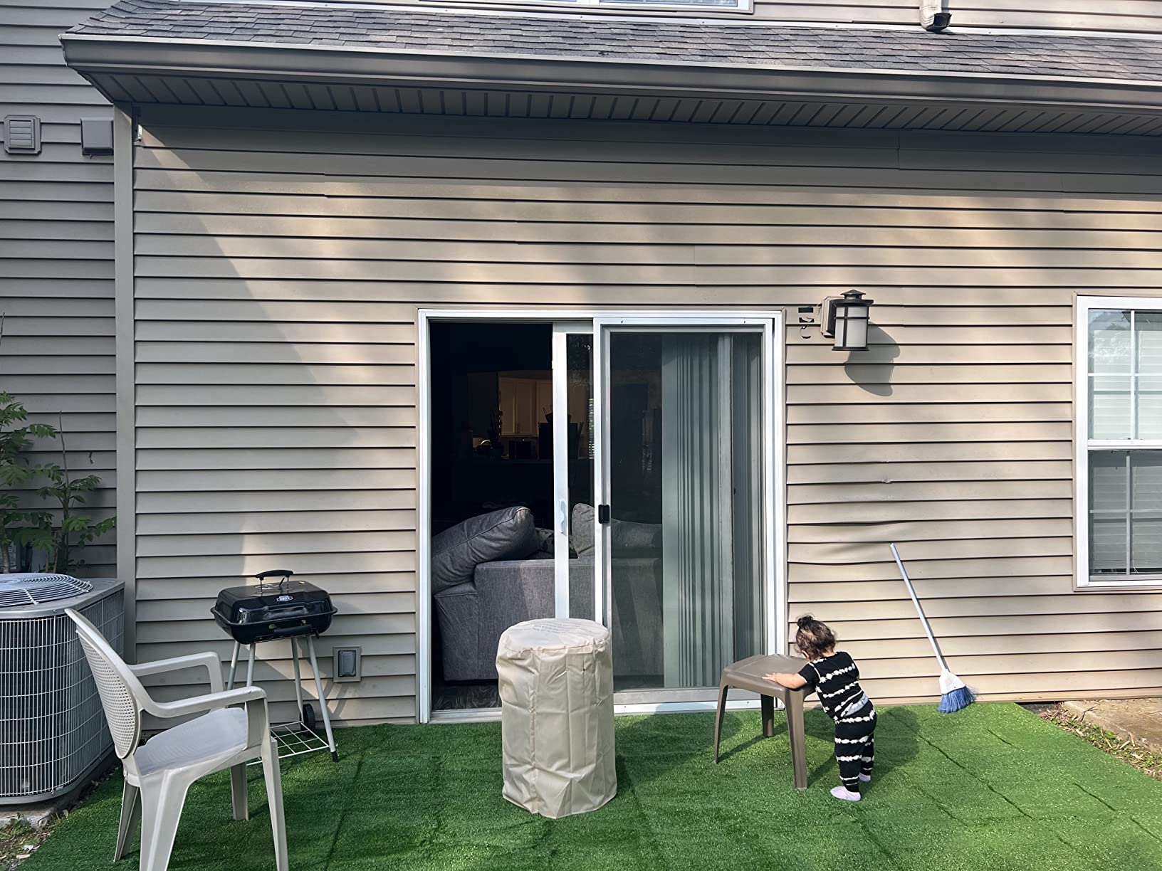 what do you put under artificial grass?