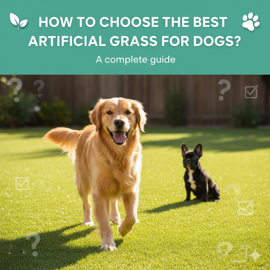 Best Artificial Grass for Dogs: Drainage, Odor Control & Pet-Safe Turf Guide