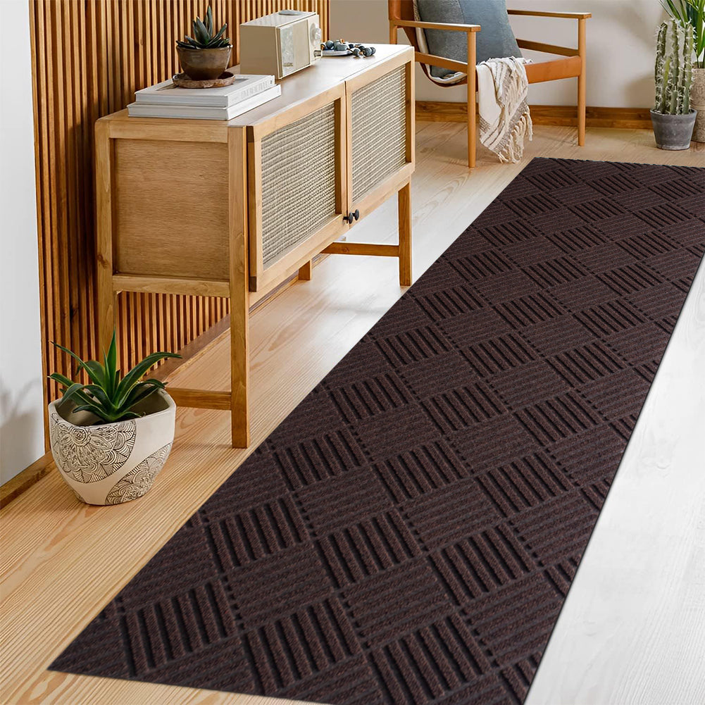 PetGrow Brown Hallway Runner Rug