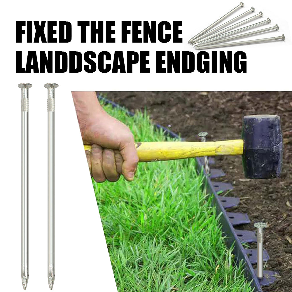 PetGrow 100 Pack 6 Inch  Artificial Turf Stakes