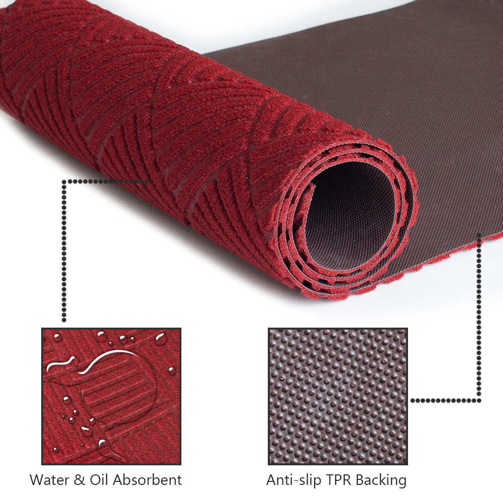PetGrow Red Hallway Runner Rug