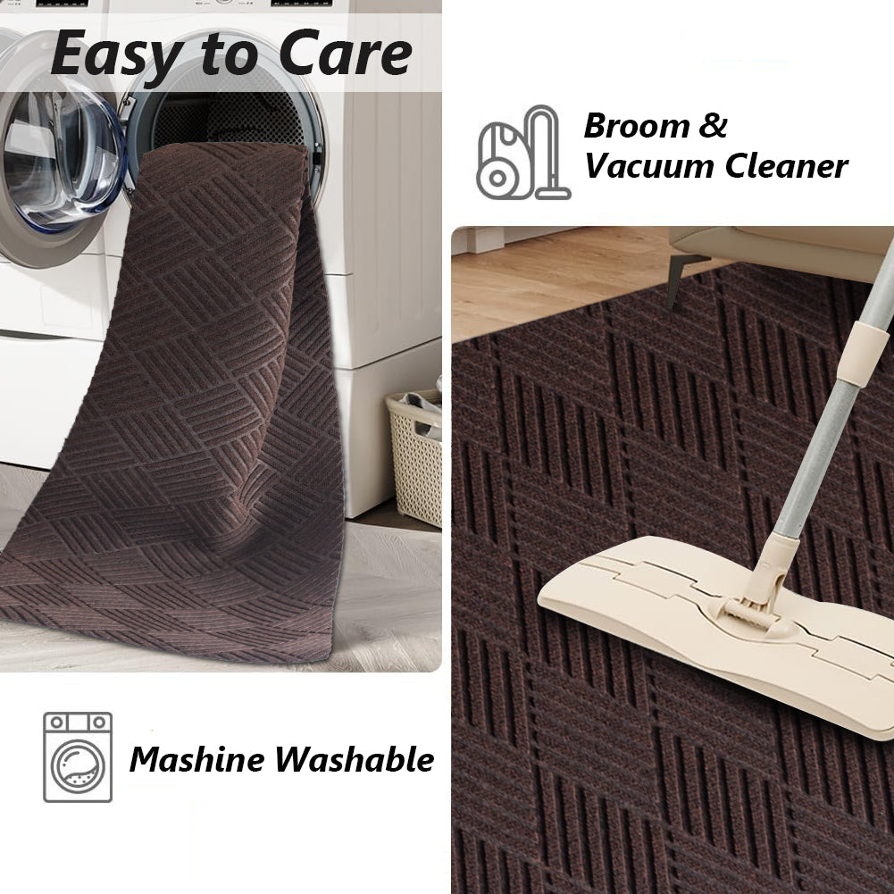 PetGrow Brown Hallway Runner Rug