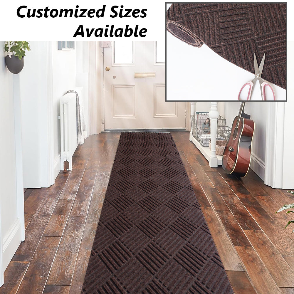 PetGrow Brown Hallway Runner Rug