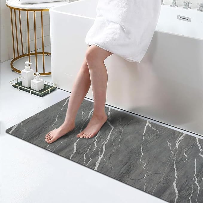 PetGrow Grey Non-Slip Absorbent Carpet