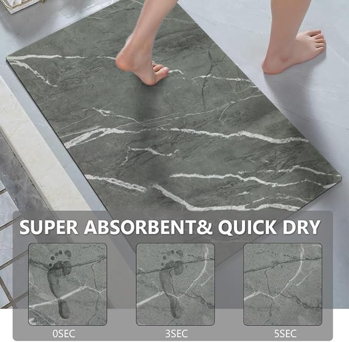 PetGrow Grey Non-Slip Absorbent Carpet