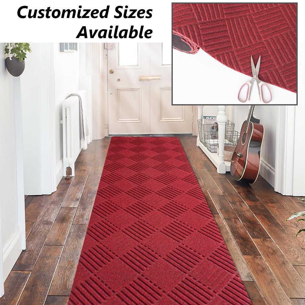 PetGrow Red Hallway Runner Rug