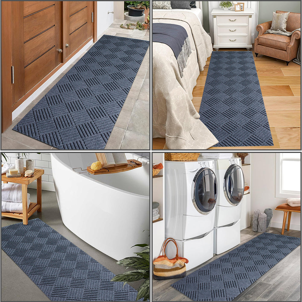 PetGrow Grey Hallway Runner Rug