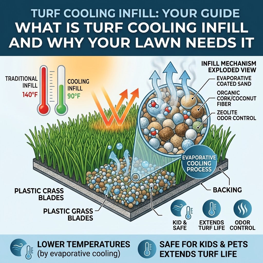 What Is Turf Cooling Infill and Why Your Lawn Needs It