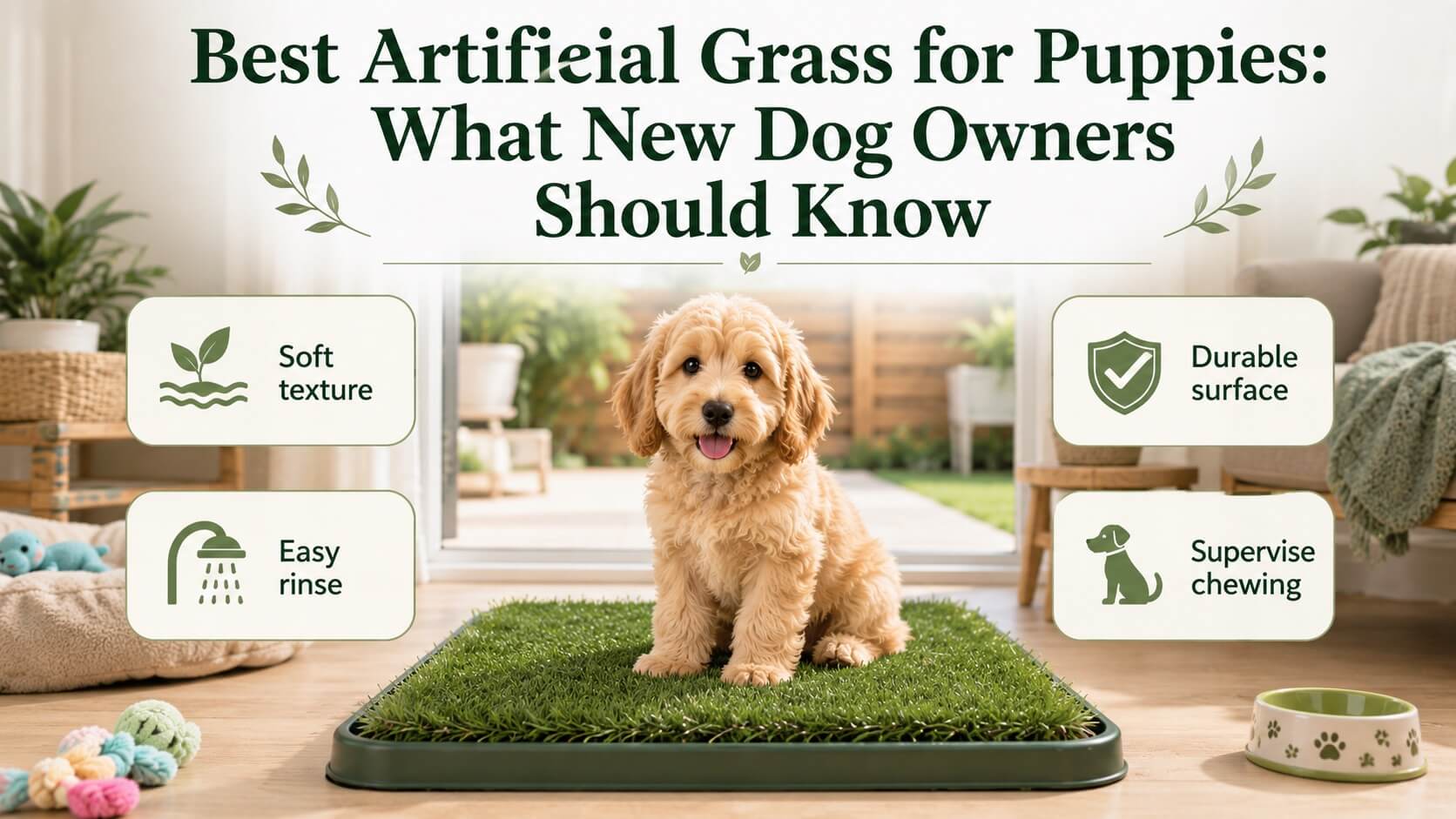 Best Artificial Grass for Puppies: What New Dog Owners Should Know