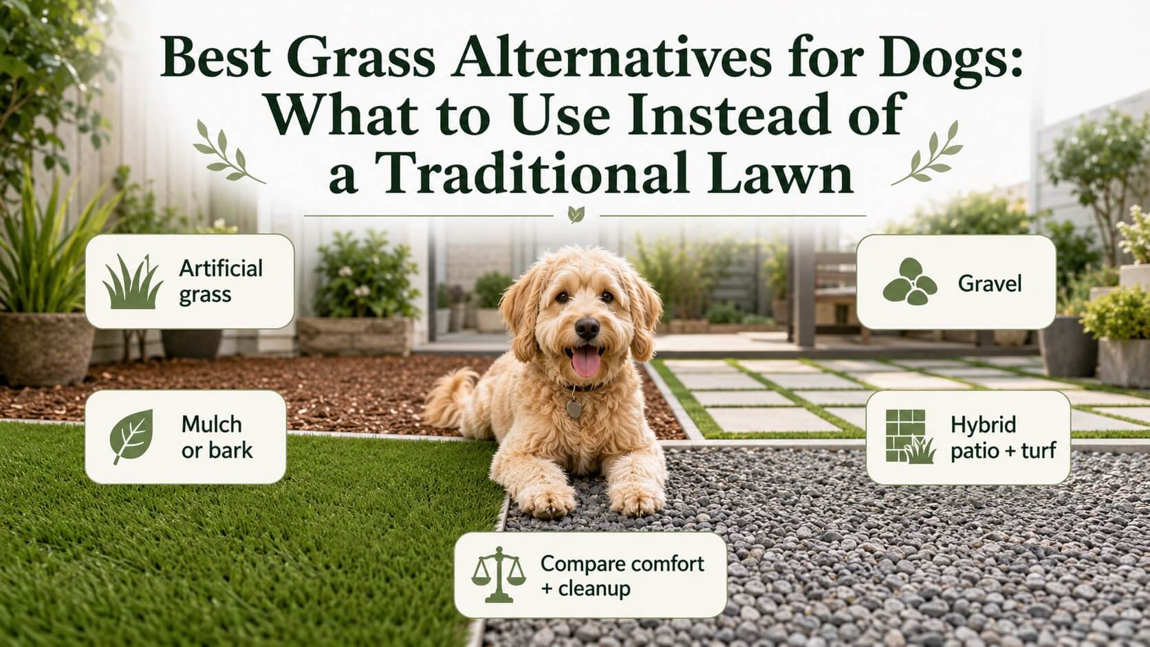 Best Grass Alternatives for Dogs: What to Use Instead of a Traditional Lawn
