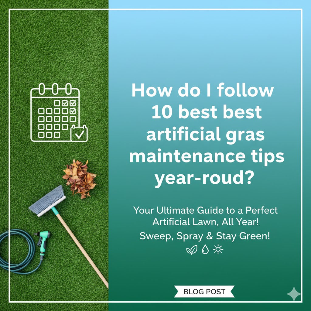 How do I follow the 10 best artificial grass maintenance tips year-round?