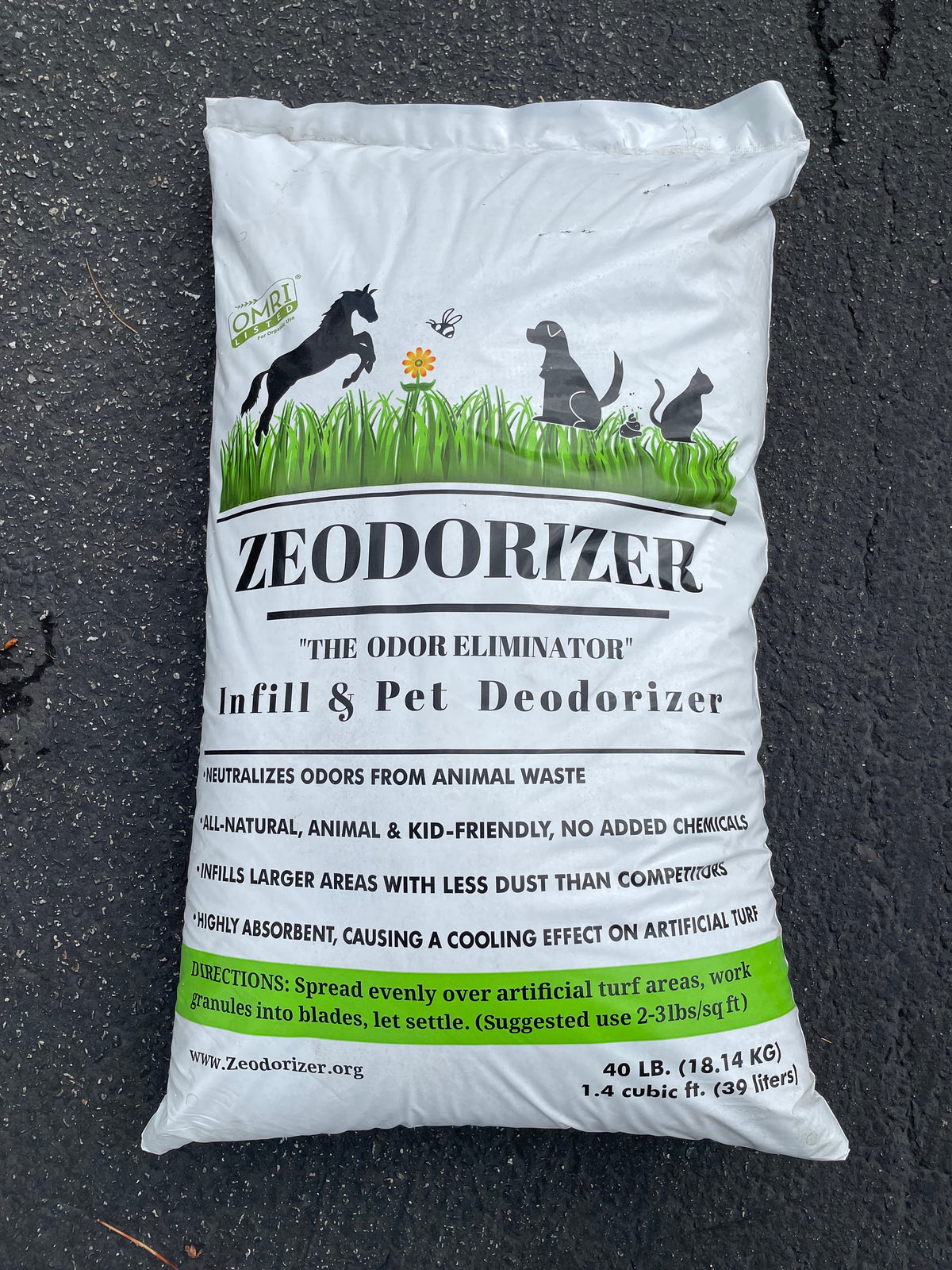 All-Natural Pet-Friendly Turf Infill & Deodorizer – 40 lb