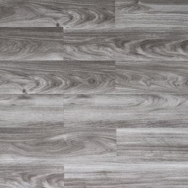 PetGrow Heather Gray Peel and Stick Vinyl Plank Flooring – 54 Sq. Ft., 36-Pack