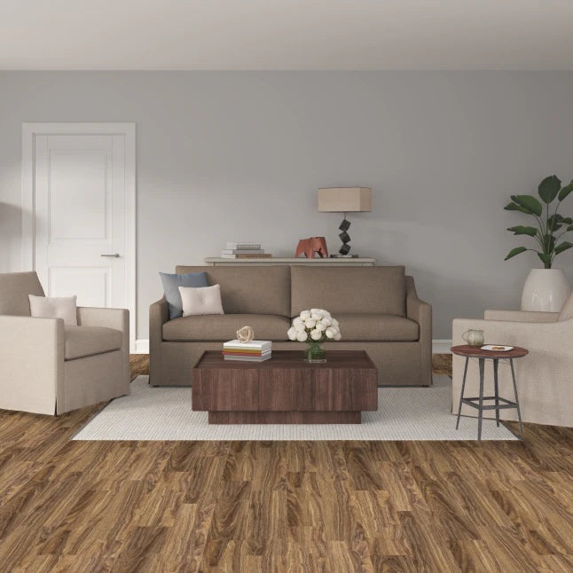 PetGrow Woodland Oak Peel and Stick Vinyl Plank Flooring – 54 Sq. Ft., 36-Pack