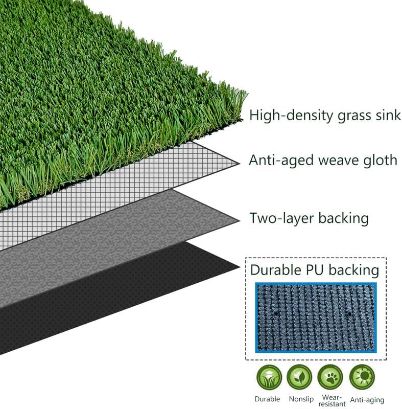 PetGrow 1.5 Inch PU Backing Grass