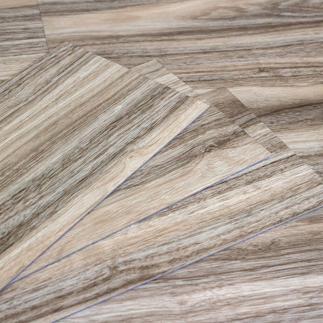 PetGrow Barnwood Peel and Stick Vinyl Plank Flooring – 54 Sq. Ft., 36-Pack