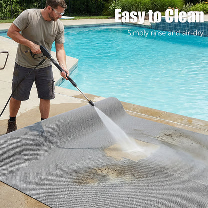 PetGrow Gray PVC Drainage Mat for Commercial Wet Areas