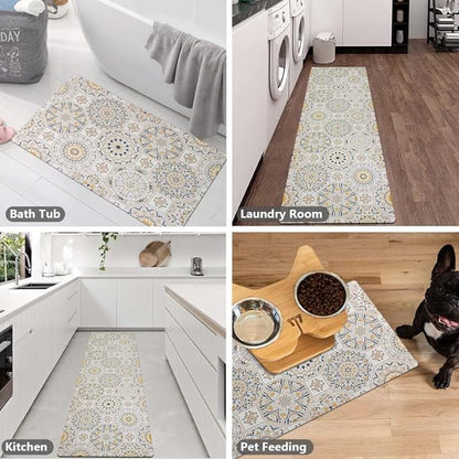 PetGrow Bohemian Non-Slip Absorbent Carpet