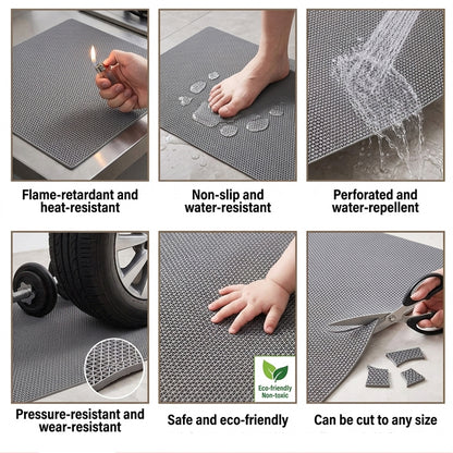 PetGrow Gray PVC Drainage Mat for Commercial Wet Areas
