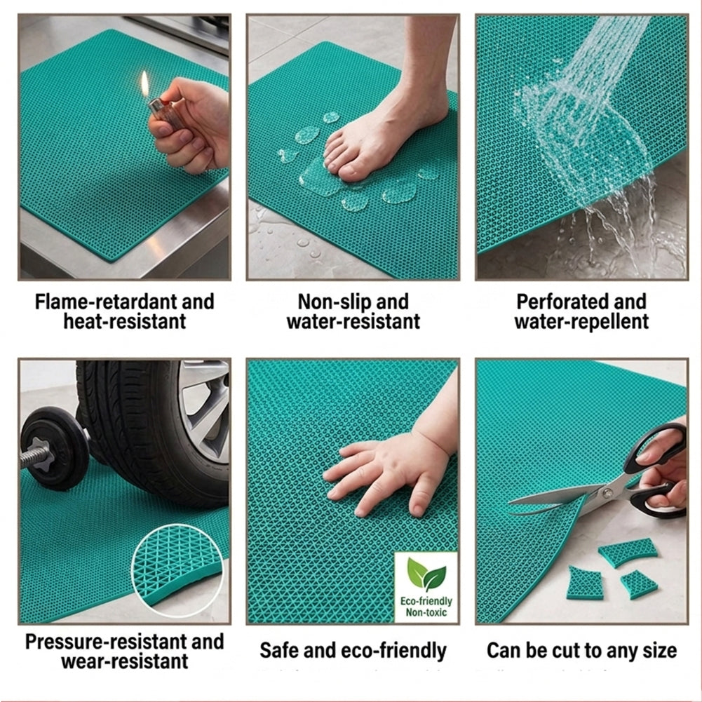 PetGrow Green PVC Drainage Mat for Pools & Wet Areas