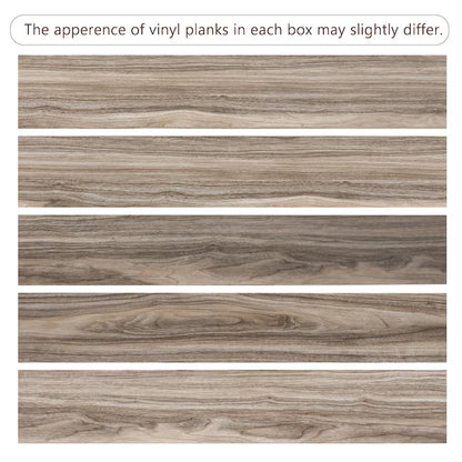 PetGrow Barnwood Peel and Stick Vinyl Plank Flooring – 54 Sq. Ft., 36-Pack