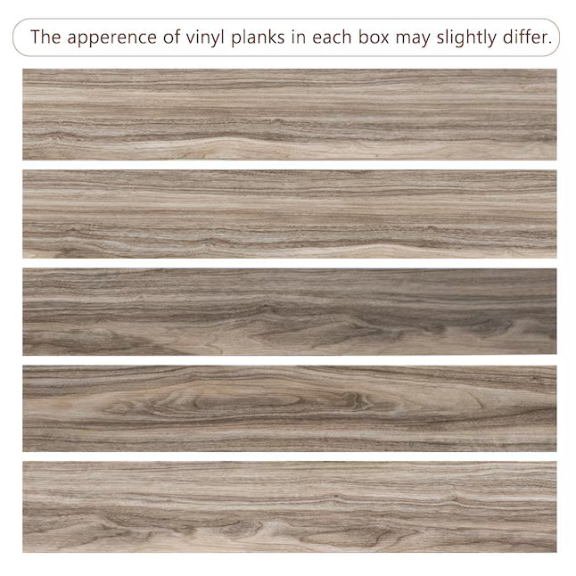 PetGrow Barnwood Peel and Stick Vinyl Plank Flooring – 54 Sq. Ft., 36-Pack