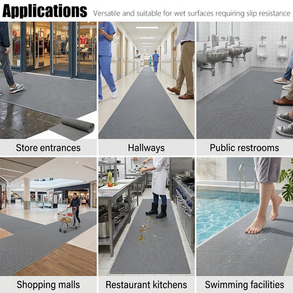 PetGrow Gray PVC Drainage Mat for Commercial Wet Areas