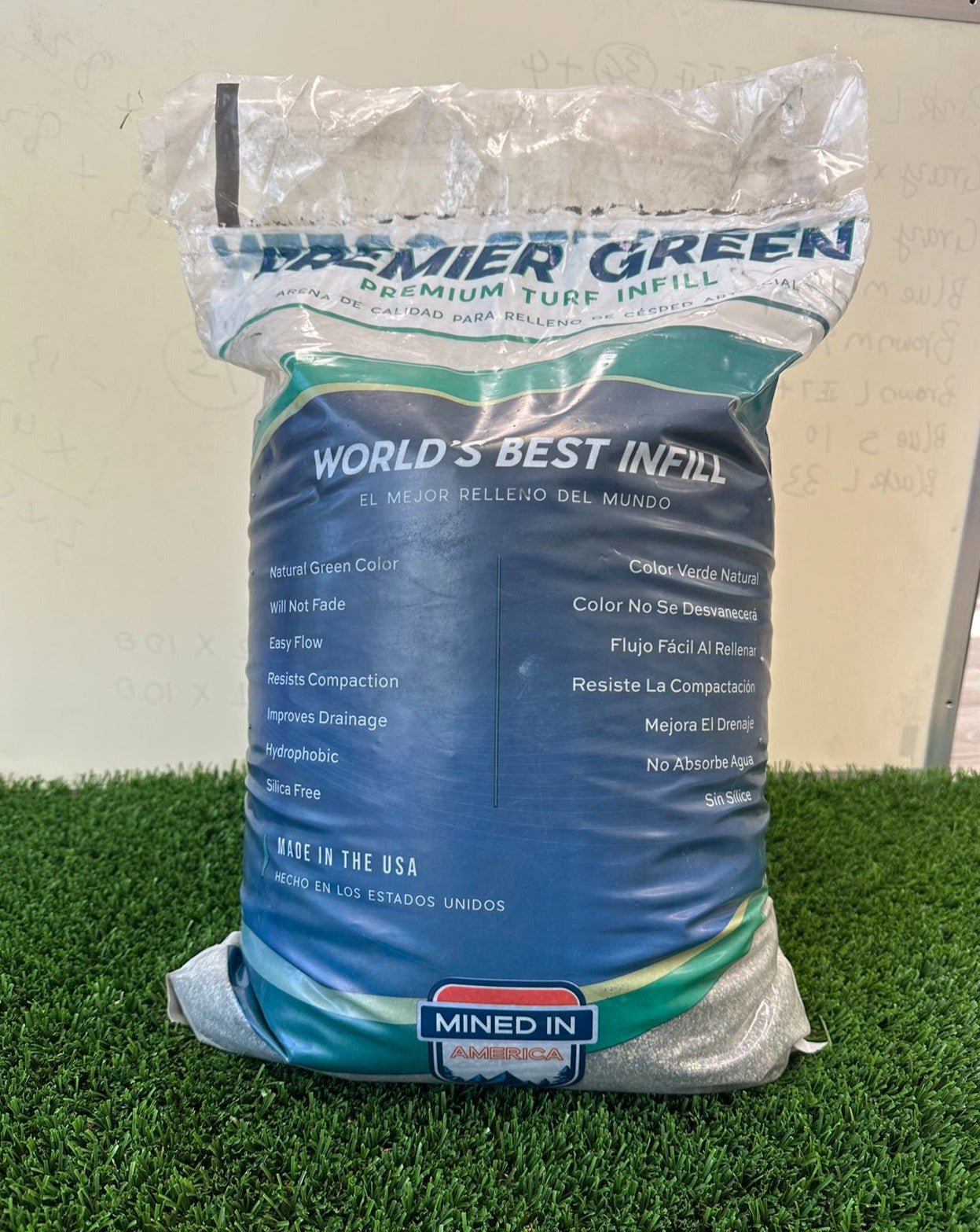 Coated Green Silica Sand Infill for Synthetic Turf 50lbs - Pet Grows