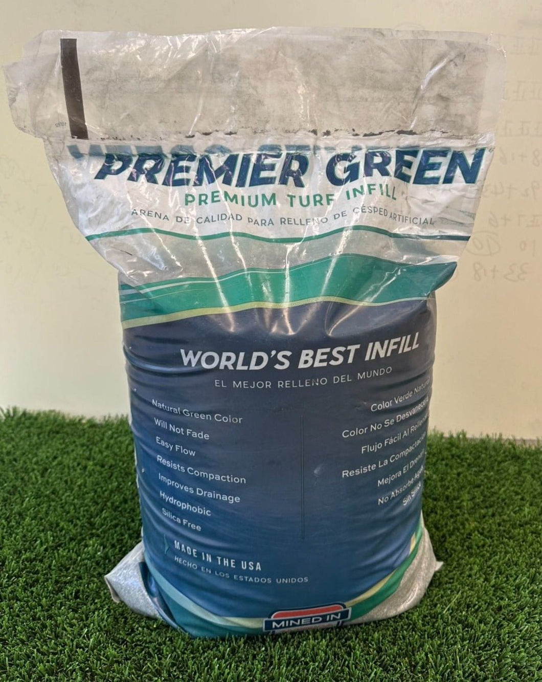Coated Green Silica Sand Infill for Synthetic Turf 50lbs - Pet Grows