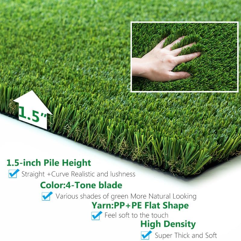 PetGrow 1.5 Inch PU Backing Grass - Pet Grows